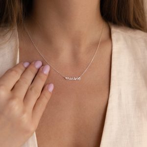 Vintage Inspired Name Necklace