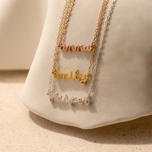 Vintage Inspired Name Necklace