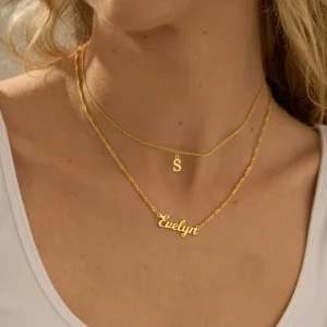 Personalized Multiple Initial Necklace