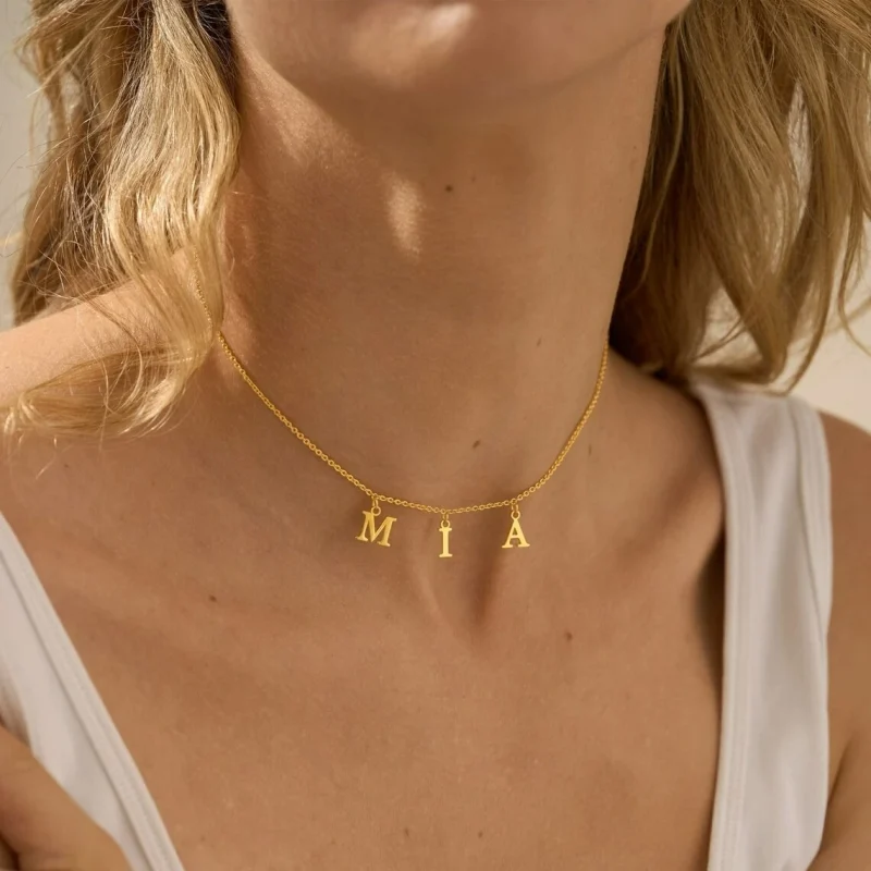 Personalized Multiple Initial Necklace