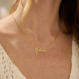 18K Gold Plated Custom Name Necklace