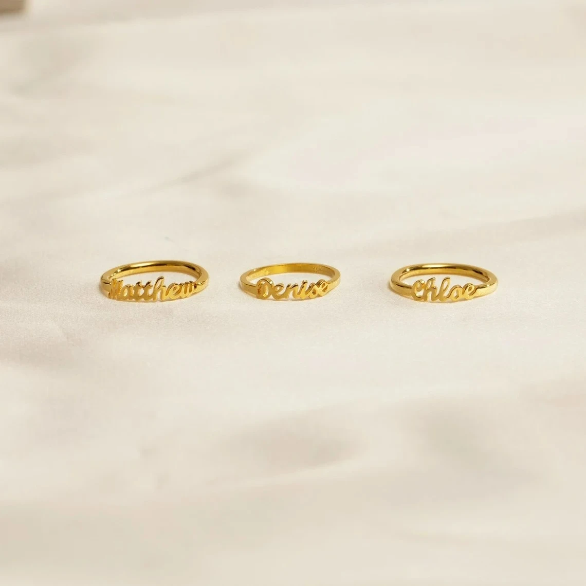 Custom Name Rings