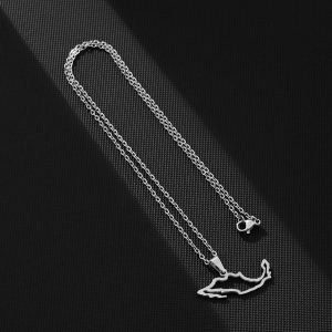 Mexico Map Necklace with Name